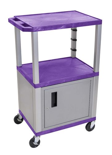 Luxor Tan Cart 42"" With Gray Tuffy Cabinet