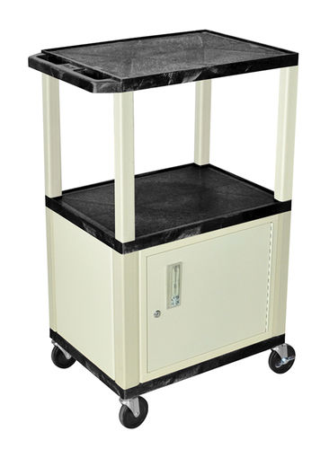 Luxor Black Cart 42"" With Tuffy Cabinet