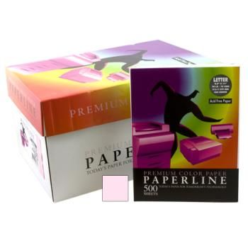 Paperline 8.5"" X 11"" Pink Colored Copy Paper (10 R