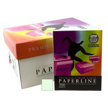 Paperline 8.5"" X 11"" Green Colored Copy Paper