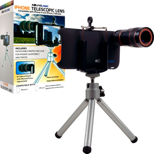 Telescopic 8X Lens & Tripod Kit for iPhone