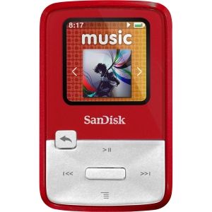 Sansa Clip Zip 4GB Red Player