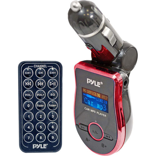 Red 12V FM Transmitter/MP3 Player