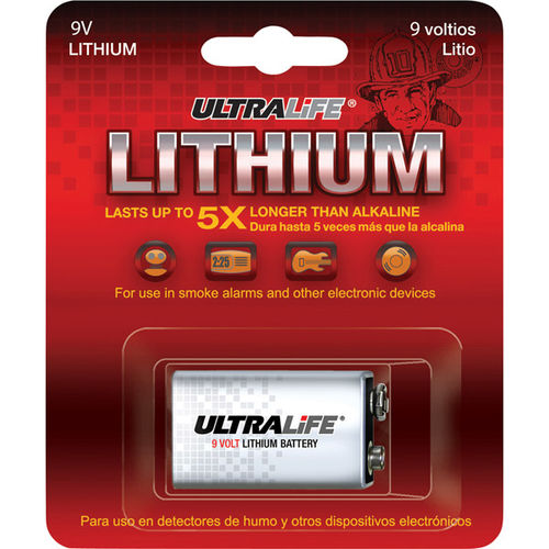 Long-Life 9V Lithium Battery