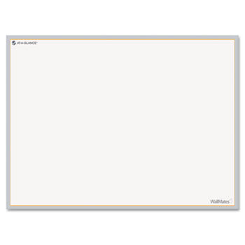 WallMates Self-Adhesive Dry Erase Writing Surface, White/Gray, 24"" x 18""