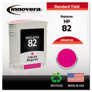 4912A Compatible, Remanufactured, C4912A (82) Ink, 1430 Page-Yield, Magenta