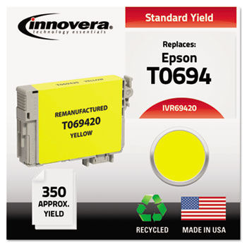 Remanufactured T069420 Ink, 350 Page-Yield, Yellow