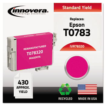 Remanufactured T078320 Ink, 430 Page-Yield, Magenta