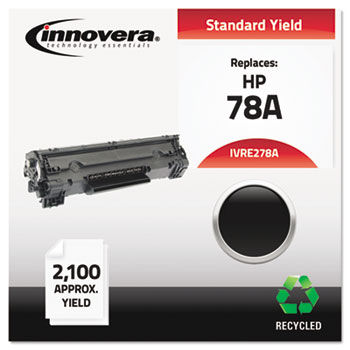 Remanufactured CE278A (78A) Laser Toner, 2100 Yield, Black