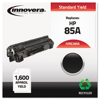 Remanufactured CE285A (85A) Laser Toner, 1600 Yield, Black