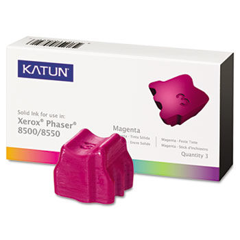 KAT37984 Phaser 8500 Compatible, 108R00670 Solid Ink, 3000 Yld, 3/Box, Magenta