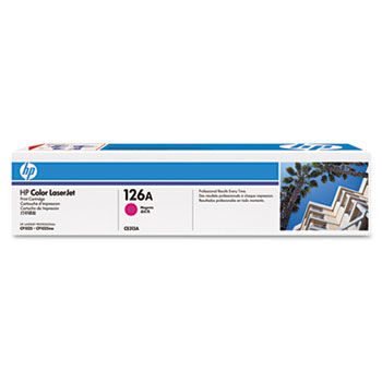 CE313A (HP 126A) Toner, 1,000, Page-Yield, Magenta