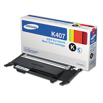 CLTK407S (CLT-K407S) Toner, 1,500 Page-Yield, Black