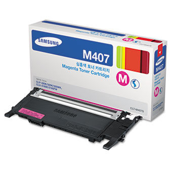 CLTM407S (CLT-M407S) Toner, 1,000 Page-Yield, Magenta