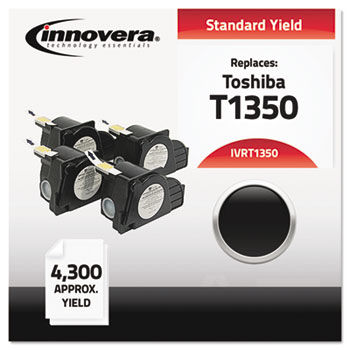 Compatible with T1350 Laser Toner, 4300 Yield, Black