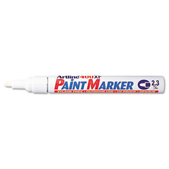 Paint Marker, Bullet Tip, 2.3 mm, White