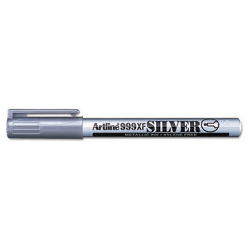 Paint Marker, Bullet Tip, 0.8 mm, Silver