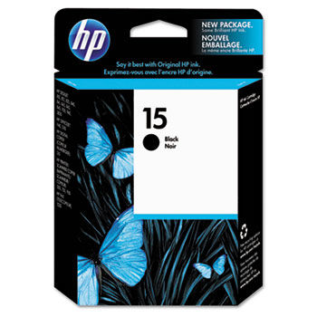 C6615DN (HP 15) Ink, 603 Page-Yield, Black