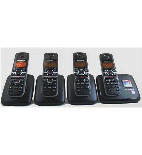 DECT6.0 cordless w/ answering-4 handsets