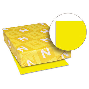 Astrobrights Colored Paper, 24lb, 11 x 17, Solar Yellow, 500 Sheets/Ream