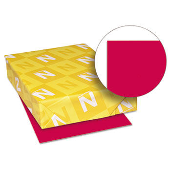 Astrobrights Colored Paper, 24lb, 11 x 17, Re-Entry Red, 500 Sheets/Ream