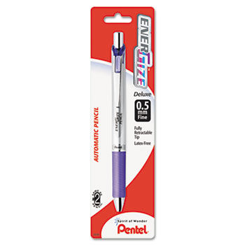 EnerGize Deluxe Mechanical Pencils, 0.5 mm, Assorted Barrels