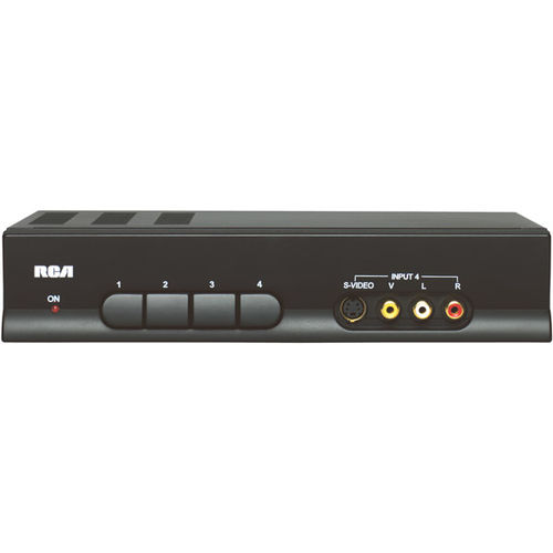 4-Way RF Modulator and AV Switcher with S-Video