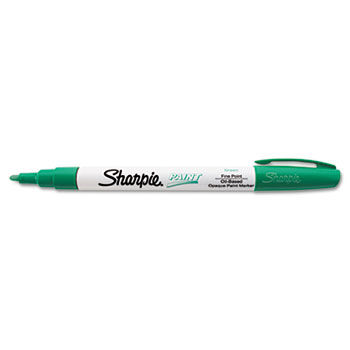 Permanent Paint Marker, Fine Point, Green