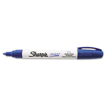 Permanent Paint Marker, Medium Point, Blue