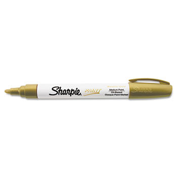 Permanent Paint Marker, Medium Point, Gold