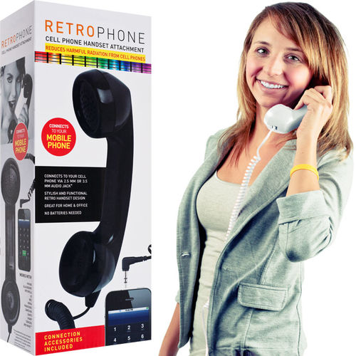 Retro Phone Cell Phone Handset - White