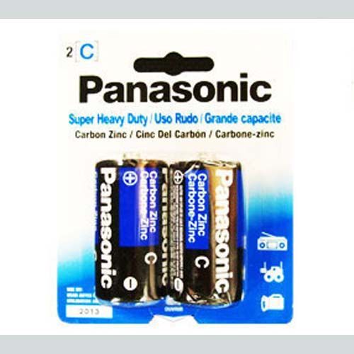 2 Pk C Panasonic Batteries Case Pack 48