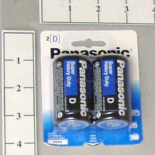 2 Pk D Panasonic Batteries Case Pack 48