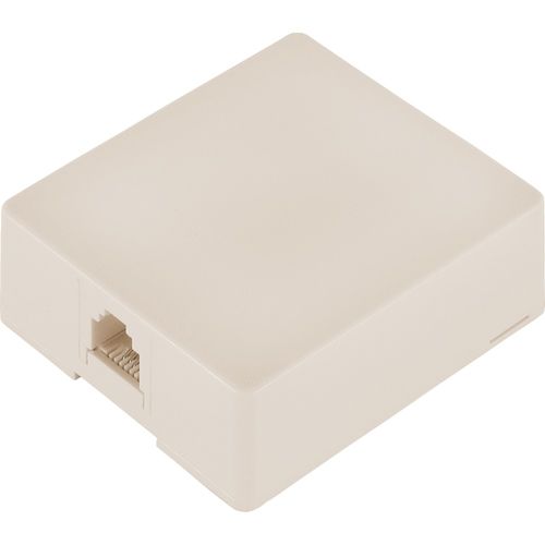 GE 76101 Surface-Mount Jack (Almond)