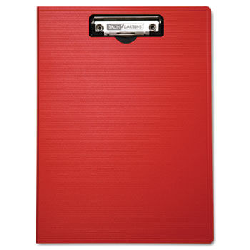 Portfolio Clipboard With Low-Profile Clip, 1/2"" Capacity, 8 1/2 x 11, Red