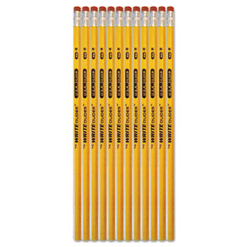 USA Silver Series #2 Pencils, Basswood, Yellow, Unsharpened, Dozen