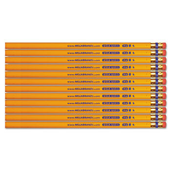 USA Gold Series #2 Pencils, Cedar, Yellow, Unsharpened, Dozen