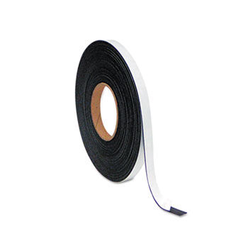 Magnetic Adhesive Tape Roll, 1/2"" x 50 Ft., Black