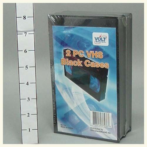 2Pc Vhs Black Cases 78891437538-3 Case Pack 72