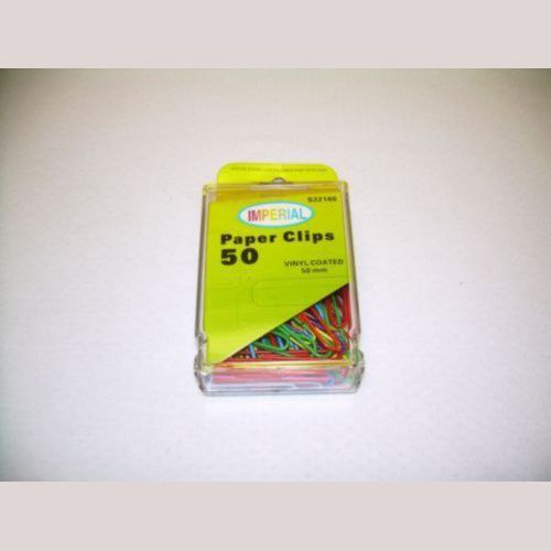 50Ct 50Mm Paper Clip Vinyl Case Pack 144