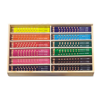 Groove Slim Colored Pencils, Assorted Secondary Colors, 144/Pack