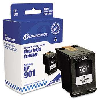 Remanufactured CC6653AN (901) Ink, 200 Page-Yield, Black