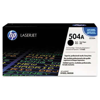 CE250AG (HP 504A) Government Toner Cartridge, 5,000 Page-Yield, Black