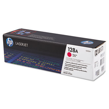 CE323AG (HP 128A) Government Toner Cartridge, 1,300 Page-Yield, Magenta