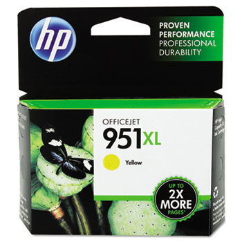 CN048AN140 (HP 951XL) Ink Cartridge, 1500 Page-Yield, Yellow