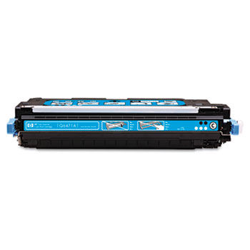 Q6471AG (HP 502A) Government Smart Toner Cartridge, 4,000 Page-Yield, Cyan