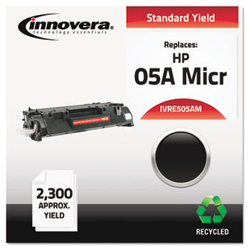 Remanufactured CE505A(M) (05) MICR Toner, 2300 Yield, Black