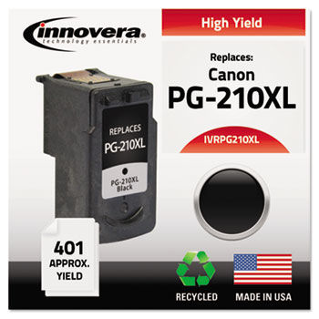 Remanufactured 2973B001 (PG210XL) Ink, 401 Yield, Black