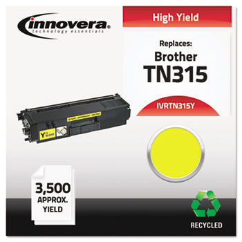 Remanufactured TN315Y  Toner, 3500 Yield, Yellow