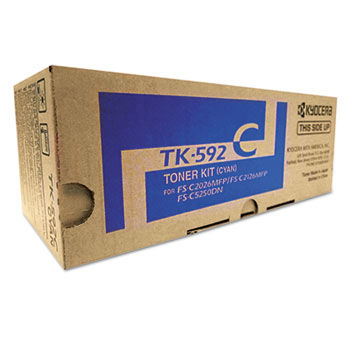 TK592C Toner, 5,000 Page-Yield, Cyan